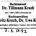 Kanzlei Krach & Krüger Mainz